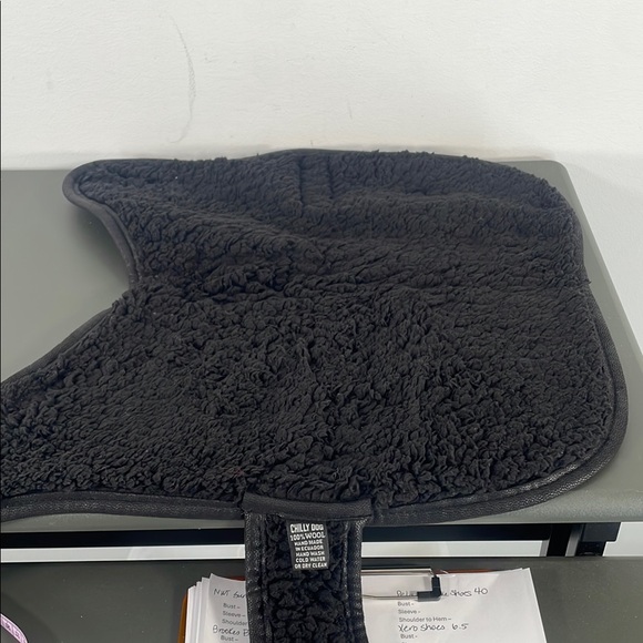 Chilly Dog Red and Black Plaid Blanket Dog Coat - Picture 6 of 8